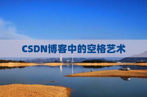 CSDN博客中的空格艺术